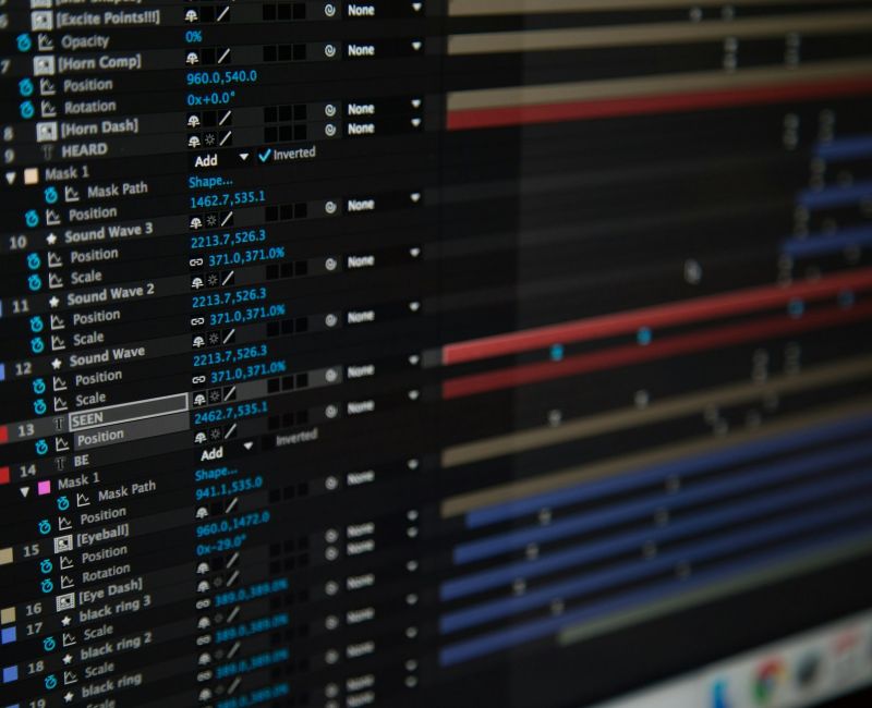 Editing sequence for animation in marketing project